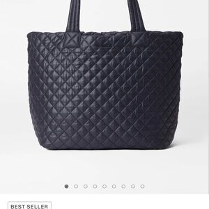 MZ Wallace Quilted Black Tote Bag